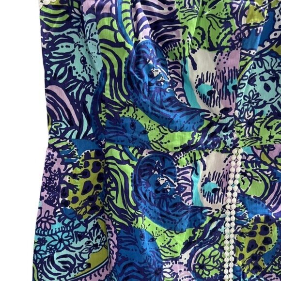 Lilly Pulitzer Jesse Romper Catitude Print - Picture 6 of 9